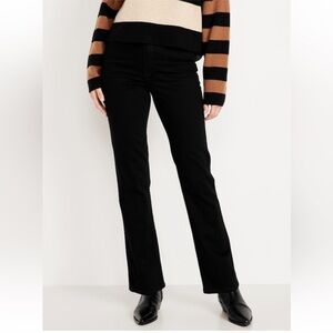 Old Navy Black Sky High Straight Women's Jeans